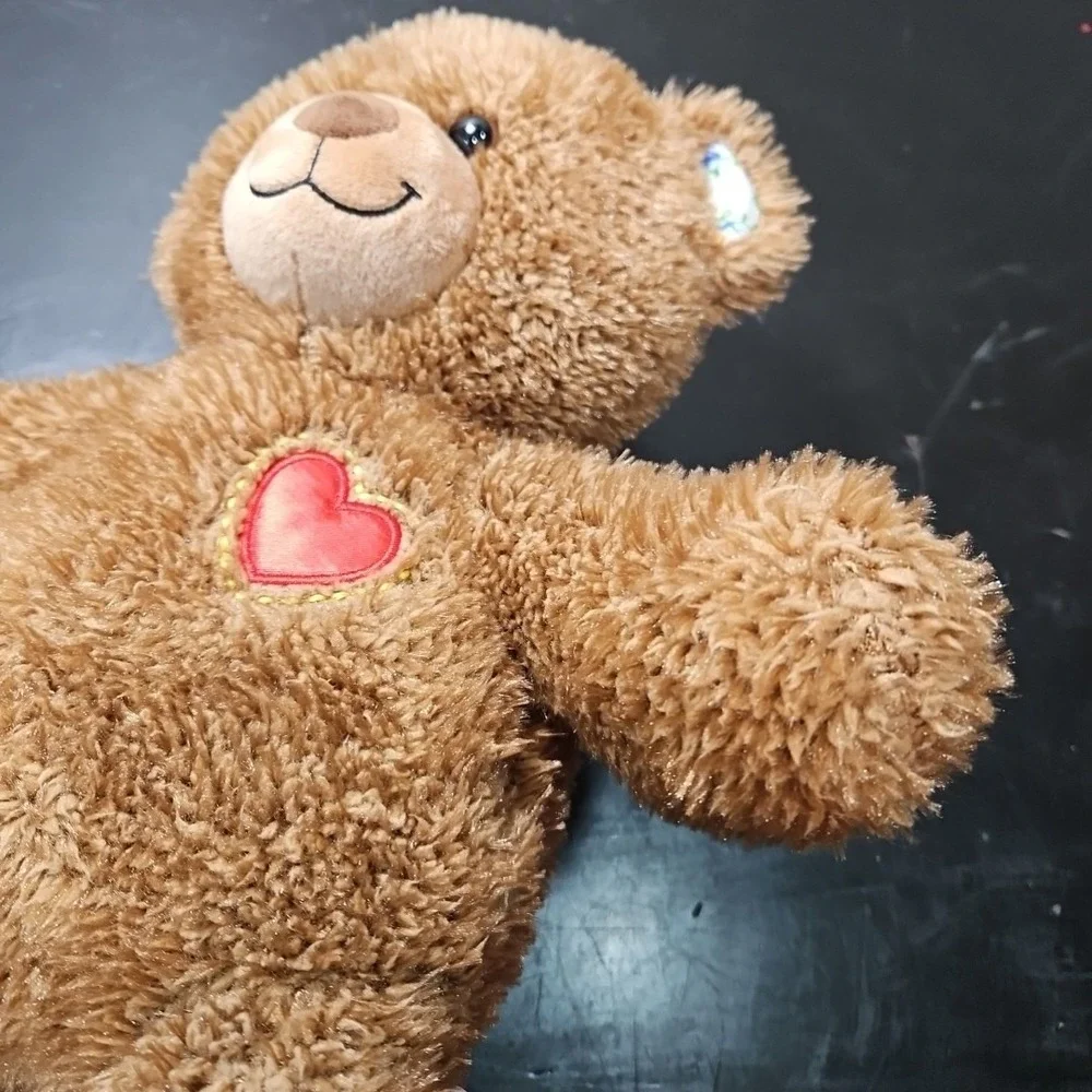 Build A Bear Hearts n Hugs Doodle Paws Brown Teddy Plush Red Heart BAB 2022 *EUC - Picture 4 of 16